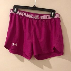 UA running shorts
